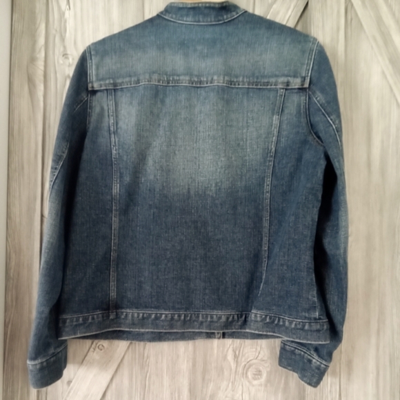 Jones New York Denim Jean Jacket L - Picture 2 of 6